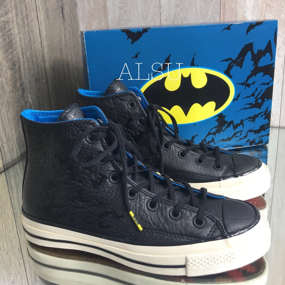 Converse&DC Batman Ctas 70 HI Black Spray W AUTHEN - Picture 2 of 8